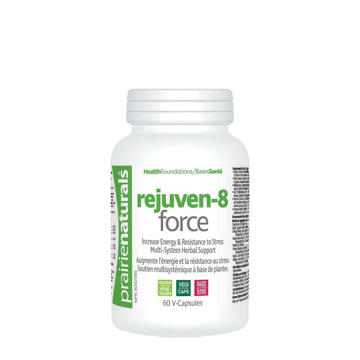 Prairie Naturals Rejuven-8 Force Multi-System Herbal Support